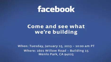 Facebook set to unveil new project?