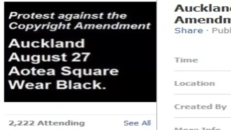 File-sharing protests gathering steam