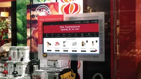 NZ company serves up online shopping - in the retail window