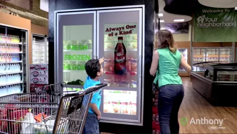HD digital signage comes to the fridge door
