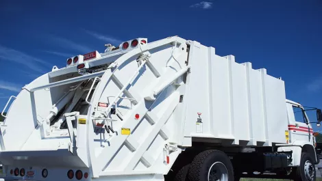 The first Kiwi e-truck has arrived and it's taking out your trash