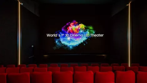 Samsung reveals the world's first 3D cinema LED screen