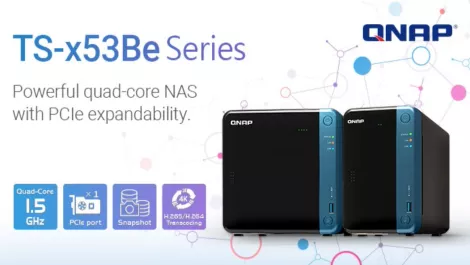 Expand your storage with the QNAP TS-453Be 4-bay NAS