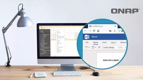 QNAP NAS OS integrates MS Office for Web