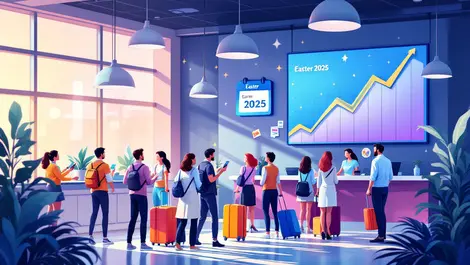 Easter hotel bookings in Australia rise by 19.6% for 2025