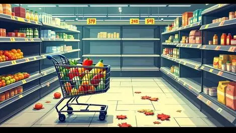 Consumers cut spending as inflation & tariffs hit groceries